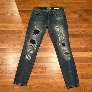 Guess power curvy mid rise
